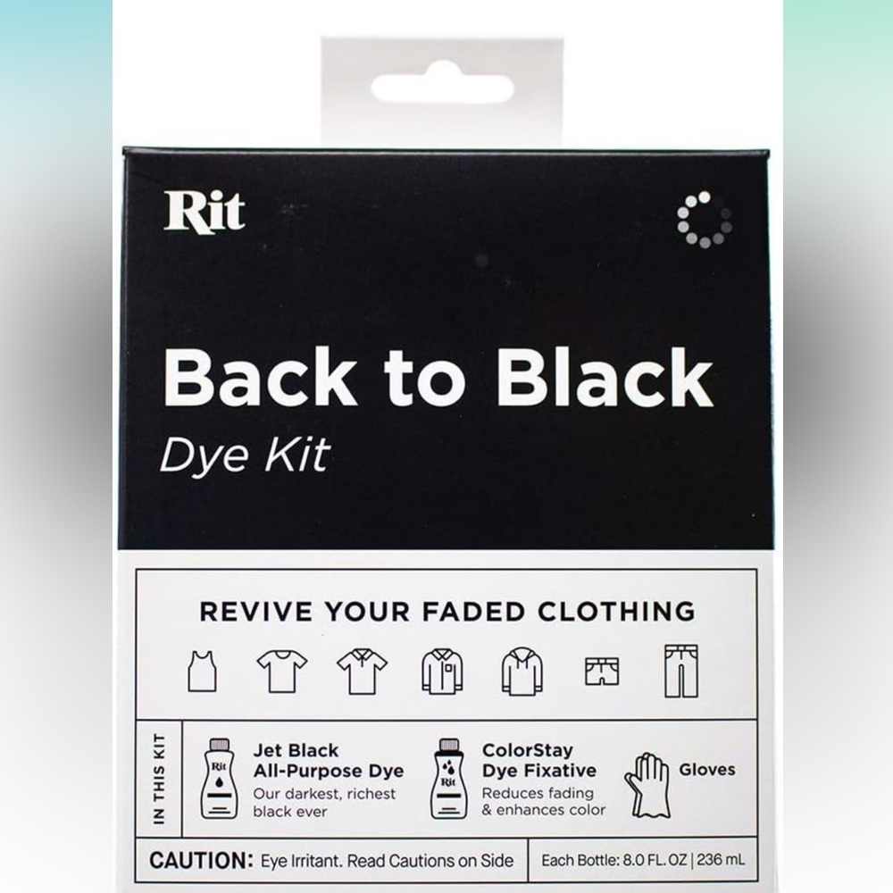 Rit dye kit back to black nwt  I20